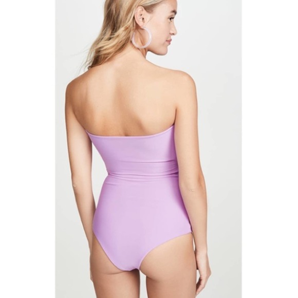 Mikoh Lilac Strapless One Piece Swimsuit - Picture 3 of 7
